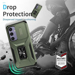For Samsung Galaxy S24 FE Case Camshield Kickstand TPU+PC Anti-Slip Phone Cover