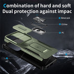 For Samsung Galaxy S24 FE Case Camshield Kickstand TPU+PC Anti-Slip Phone Cover