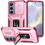 For Samsung Galaxy S24 FE Case Camshield Kickstand TPU+PC Anti-Slip Phone Cover
