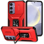 For Samsung Galaxy S24 FE Case Camshield Kickstand TPU+PC Anti-Slip Phone Cover