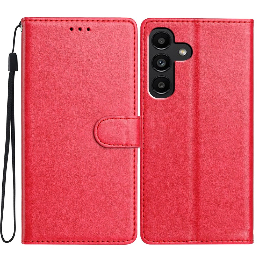 For Samsung Galaxy A04s 5G Leather Phone Case Wallet Stand Cover with Handy Strap