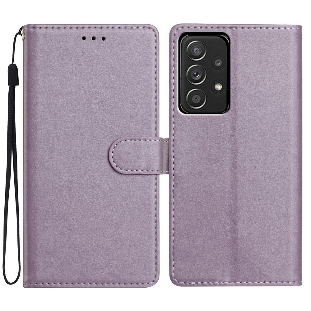Til Samsung Galaxy A33 5G Læder Telefonetui Pung Stativ Cover med Praktisk Rem