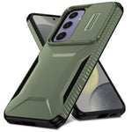 Til Samsung Galaxy S24 FE Etui Camshield TPU+PC Telefoncover Skridsikker Sidekant