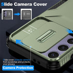 Til Samsung Galaxy S24 FE Etui Camshield TPU+PC Telefoncover Skridsikker Sidekant