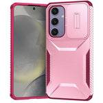 Til Samsung Galaxy S24 FE Etui Camshield TPU+PC Telefoncover Skridsikker Sidekant