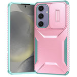 Til Samsung Galaxy S24 FE Etui Camshield TPU+PC Telefoncover Skridsikker Sidekant