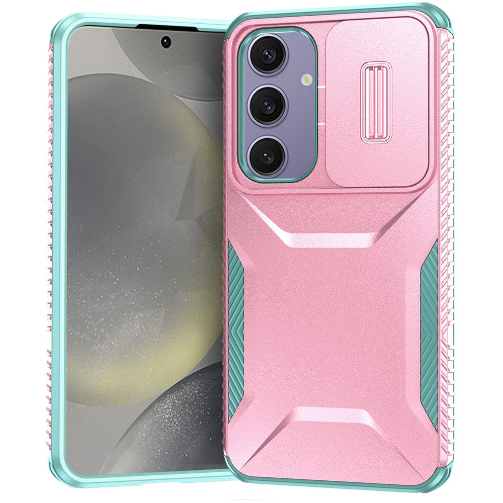 Til Samsung Galaxy S24 FE Etui Camshield TPU+PC Telefoncover Skridsikker Sidekant