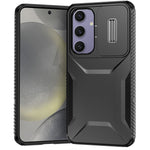 Til Samsung Galaxy S24 FE Etui Camshield TPU+PC Telefoncover Skridsikker Sidekant