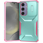 Til Samsung Galaxy S24 FE Etui Camshield TPU+PC Telefoncover Skridsikker Sidekant