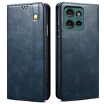 Cover til Motorola Edge 60 Neo 5G / Edge 50 Neo 5G / Moto S50 5G / ThinkPhone 25 5G, Crazy Horse-tekstur, vokset læder, tegnebogsetui, stativ