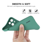 ENKAY HAT PRINCE For iPhone 14 Solid Color Liquid Silicone Anti-drop Case Camera Lens Precise Cutout Phone Back Cover