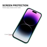 ENKAY HAT PRINCE til iPhone 14 Pro Fleksibelt Anti-drop Cover i Flydende Silikone med Præcist Kamerahulsudsnit i Ensfarvet Design