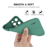 ENKAY HAT PRINCE til iPhone 14 Pro Fleksibelt Anti-drop Cover i Flydende Silikone med Præcist Kamerahulsudsnit i Ensfarvet Design
