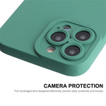 ENKAY HAT PRINCE til iPhone 14 Pro Fleksibelt Anti-drop Cover i Flydende Silikone med Præcist Kamerahulsudsnit i Ensfarvet Design
