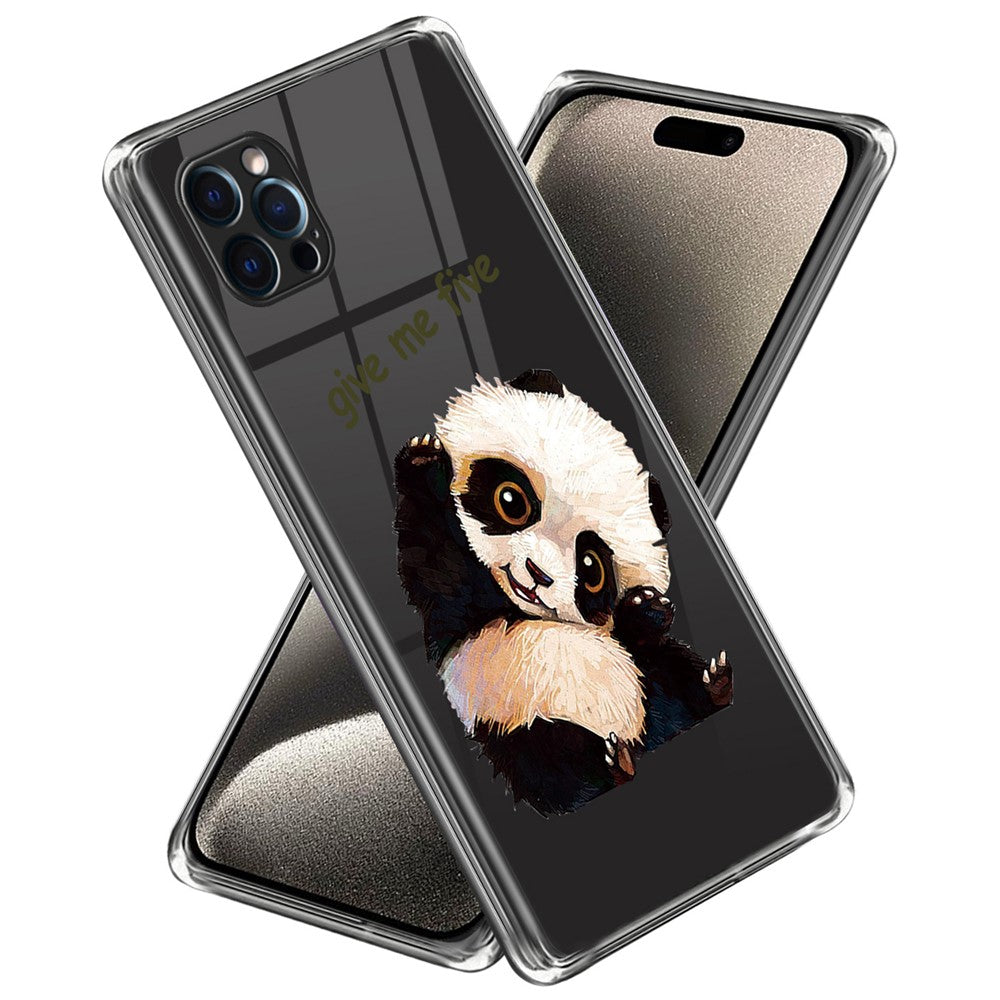For iPhone 16 Pro Case Pattern Printed Shockproof TPU Phone Cover