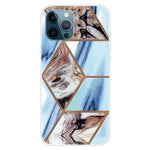 For iPhone 16 Pro Max Case Abstract Marble Pattern Printing TPU Phone Cover