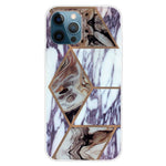 For iPhone 16 Pro Max Case Abstract Marble Pattern Printing TPU Phone Cover