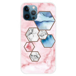 For iPhone 16 Pro Max Case Abstract Marble Pattern Printing TPU Phone Cover