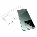 10Pcs / Pack For Xiaomi 14T Pro Clear Case Watermark-Free TPU Protective Cover