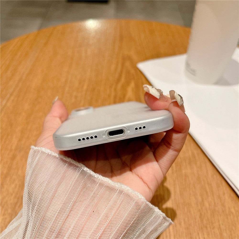 For iPhone 16 Case Corrugated Design Hard PC Phone Cover