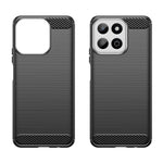 Honor X7c 5G / X7c 4G / 200 Smart 5G / Honor Play 60 Plus 5G-skal med kolfiberstruktur, borstat TPU-fodral