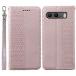 For OnePlus Nord 4 Wallet Phone Case Checkered Pattern Imprint Leather Flip Cover with Wrist Strap