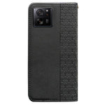 For Xiaomi 14T Wallet Phone Case Checkered Pattern Imprint Leather Flip Cover with Wrist Strap