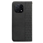 For Xiaomi Poco X6 Pro 5G / Redmi K70E 5G Wallet Phone Case Checkered Pattern Imprint Leather Flip Cover with Wrist Strap