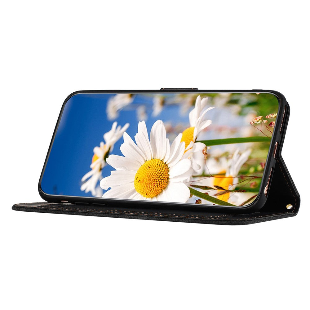For Samsung Galaxy A06 4G Case PU Leather Floral Phone Cover with Card Slots