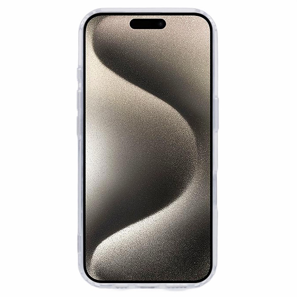 Til iPhone 16 Plus Gennemsigtigt Cover Akryl+TPU Telefoncover Kompatibel med MagSafe