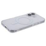 Til iPhone 16 Plus Gennemsigtigt Cover Akryl+TPU Telefoncover Kompatibel med MagSafe