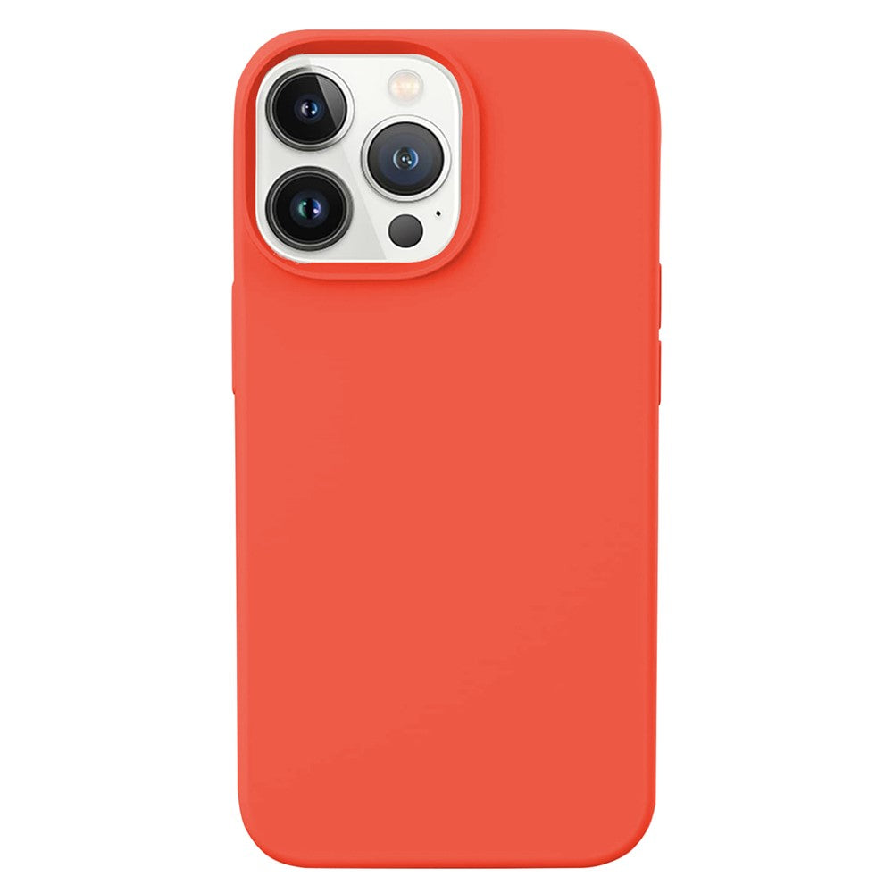 KALEBOL KLB-YTGJ001 For iPhone 14 Pro Max Case Solid Color Liquid Silicone+PC Phone Cover