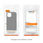 KALEBOL KLB-YTGJ001 til iPhone 14 Pro etui, ensfarvet flydende silikone+PC telefoncover