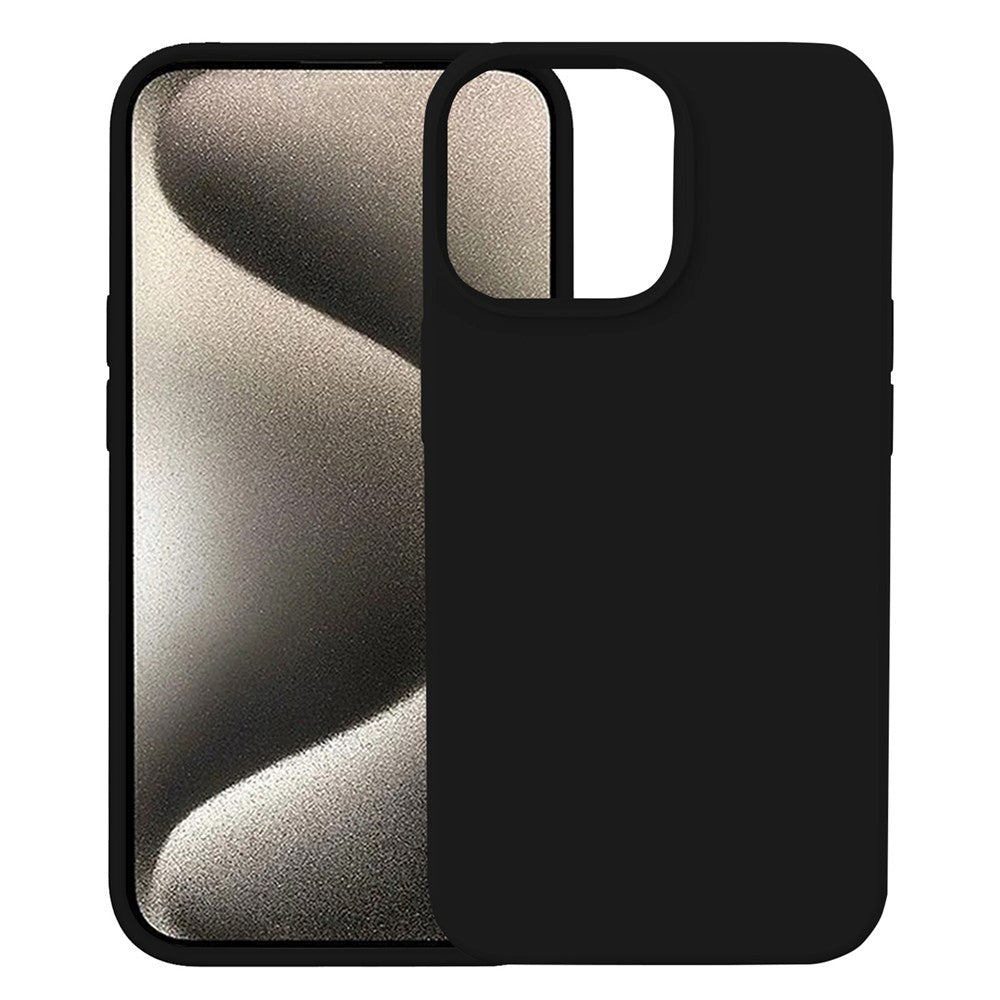 KALEBOL KLB-YTGJ001 For iPhone 12 Pro Max Case Solid Color Liquid Silicone+PC Phone Cover