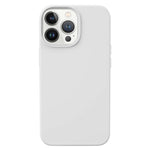 KALEBOL KLB-YTGJ001 For iPhone 12 Pro Max Case Solid Color Liquid Silicone+PC Phone Cover