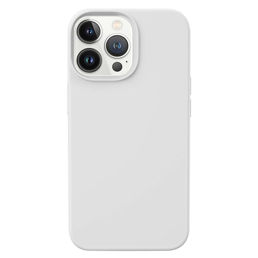 KALEBOL KLB-YTGJ001 For iPhone 12 Pro Max Case Solid Color Liquid Silicone+PC Phone Cover