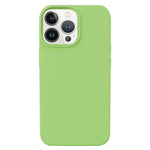KALEBOL KLB-YTGJ001 For iPhone 12 Pro Max Case Solid Color Liquid Silicone+PC Phone Cover