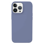 KALEBOL KLB-YTGJ001 For iPhone 12 Pro Max Case Solid Color Liquid Silicone+PC Phone Cover