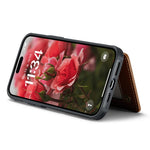 For iPhone 16 Plus Phone Case CASEME C22 Leather Back Cover with RFID Blocking Card Slots