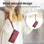 For Oppo Reno12 F 5G Zipper Wallet Case Geometry Lines Leather Phone Cover with Strap