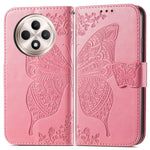 For Oppo Reno12 F 5G Case PU Leather Wallet Phone Cover Butterfly Pattern