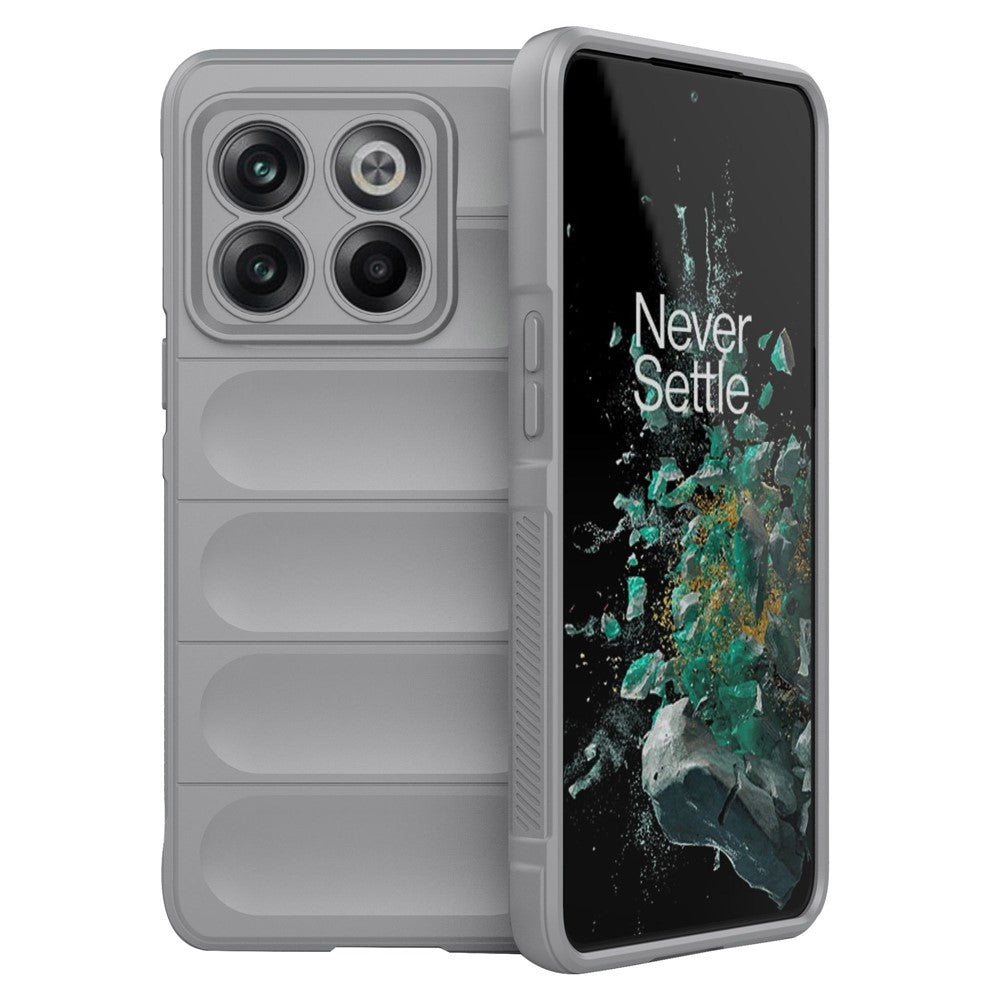 OnePlus 10T 5G / Ace Pro 5G stötsäkert, robust designmobilskal reptåligt mjukt TPU-bakstycke