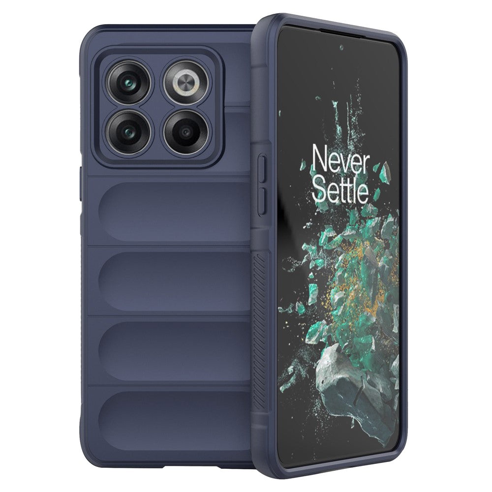 OnePlus 10T 5G / Ace Pro 5G stötsäkert, robust designmobilskal reptåligt mjukt TPU-bakstycke