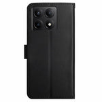 HT02 For Xiaomi 14T Case Genuine Cow Leather Phone Cover Nappa Texture