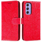 Samsung Galaxy A18 5G / A18 4G / A17 5G / A17 4G / A26 5G / A16 5G / A16 4G-cover med blondeblomster, PU-læder, flip-pung og mobilcover