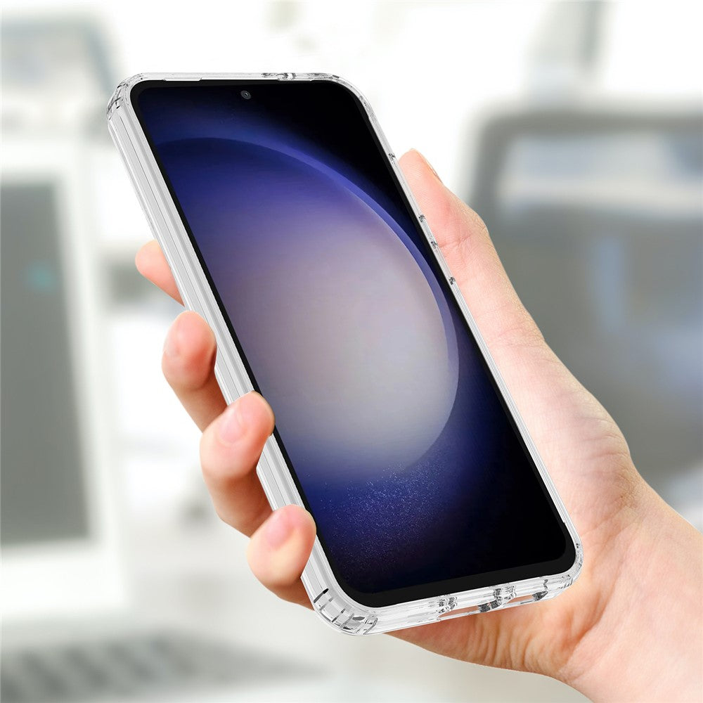 Samsung Galaxy S24 FE Magnetiskt Skal TPU+Akryl Genomskinligt Baksida mobilskal