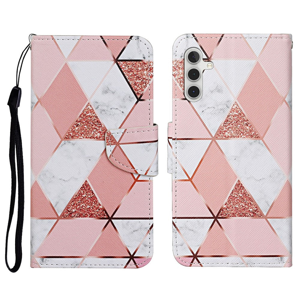 For Samsung Galaxy A26 5G / A16 5G / A16 4G Case Pattern Printing Protective Leather Folio Phone Cover