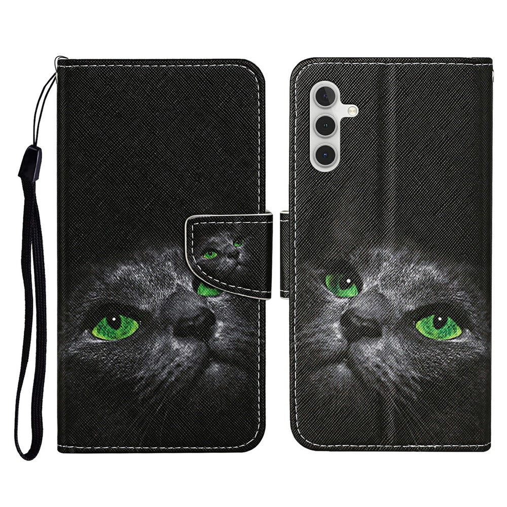 For Samsung Galaxy A26 5G / A16 5G / A16 4G Case Pattern Printing Protective Leather Folio Phone Cover