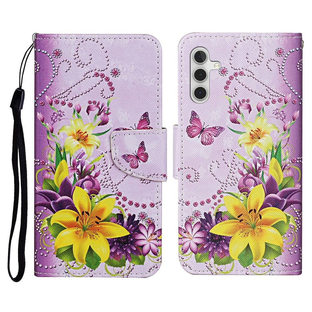 For Samsung Galaxy A26 5G / A16 5G / A16 4G Case Pattern Printing Protective Leather Folio Phone Cover