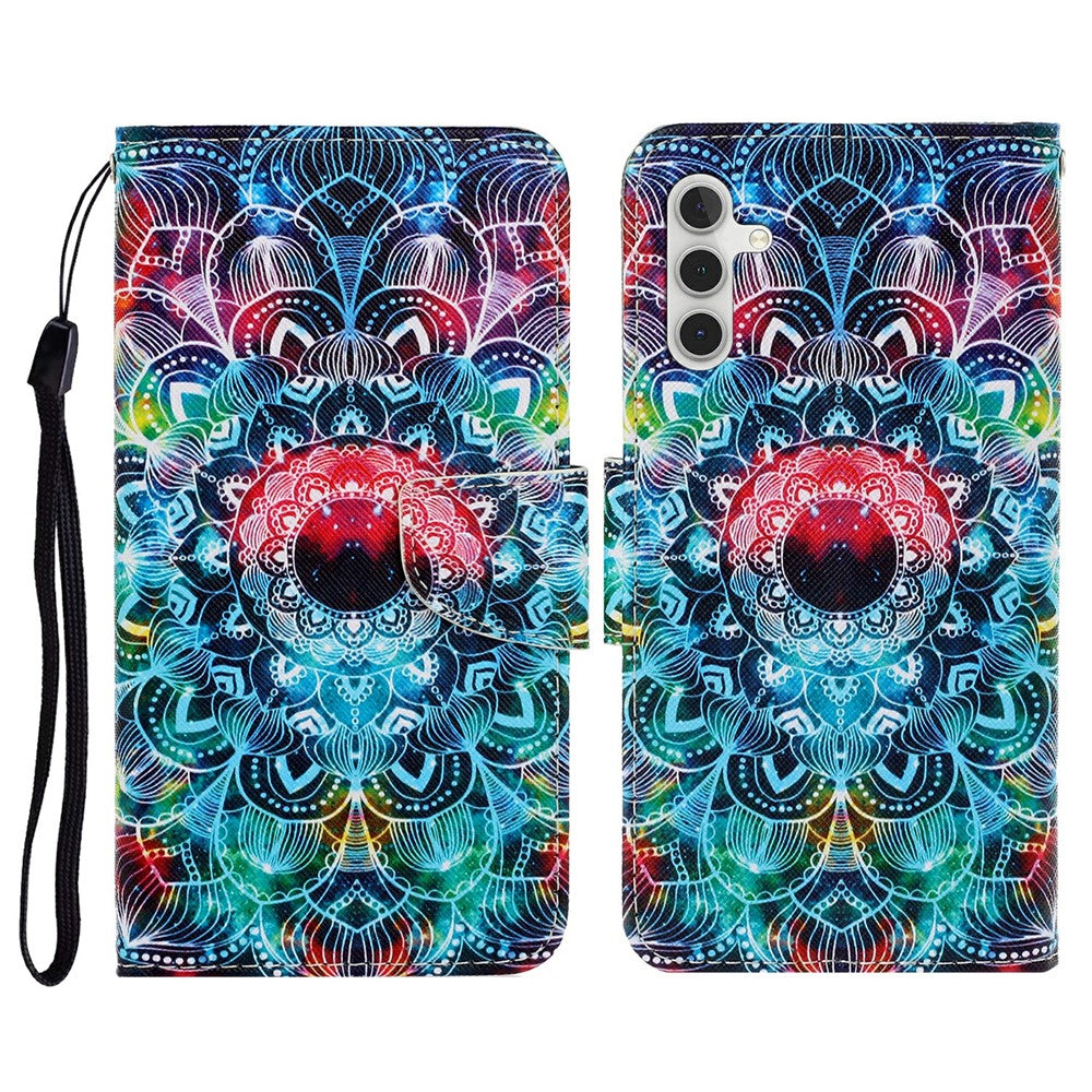 For Samsung Galaxy A26 5G / A16 5G / A16 4G Case Pattern Printing Protective Leather Folio Phone Cover